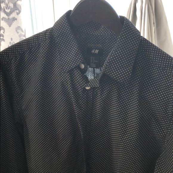 Black and white polka dot shirt - Picture 3 of 3